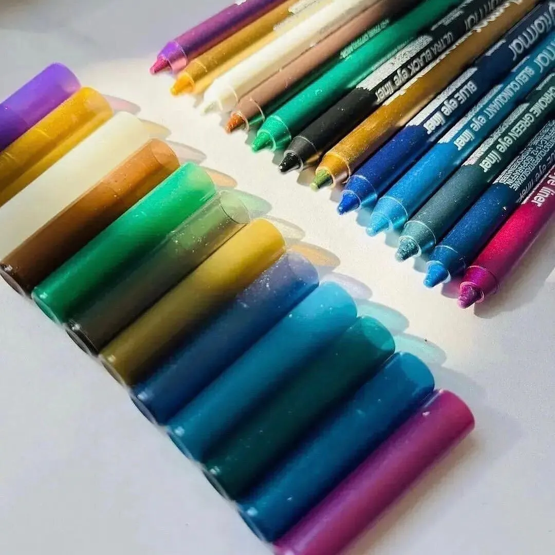 12pcs High Quality Waterproof Eyeliners