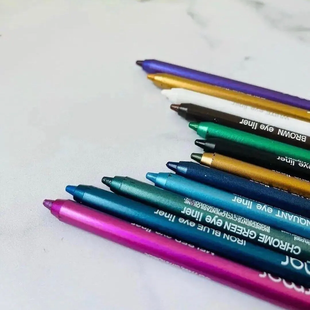 12pcs High Quality Waterproof Eyeliners