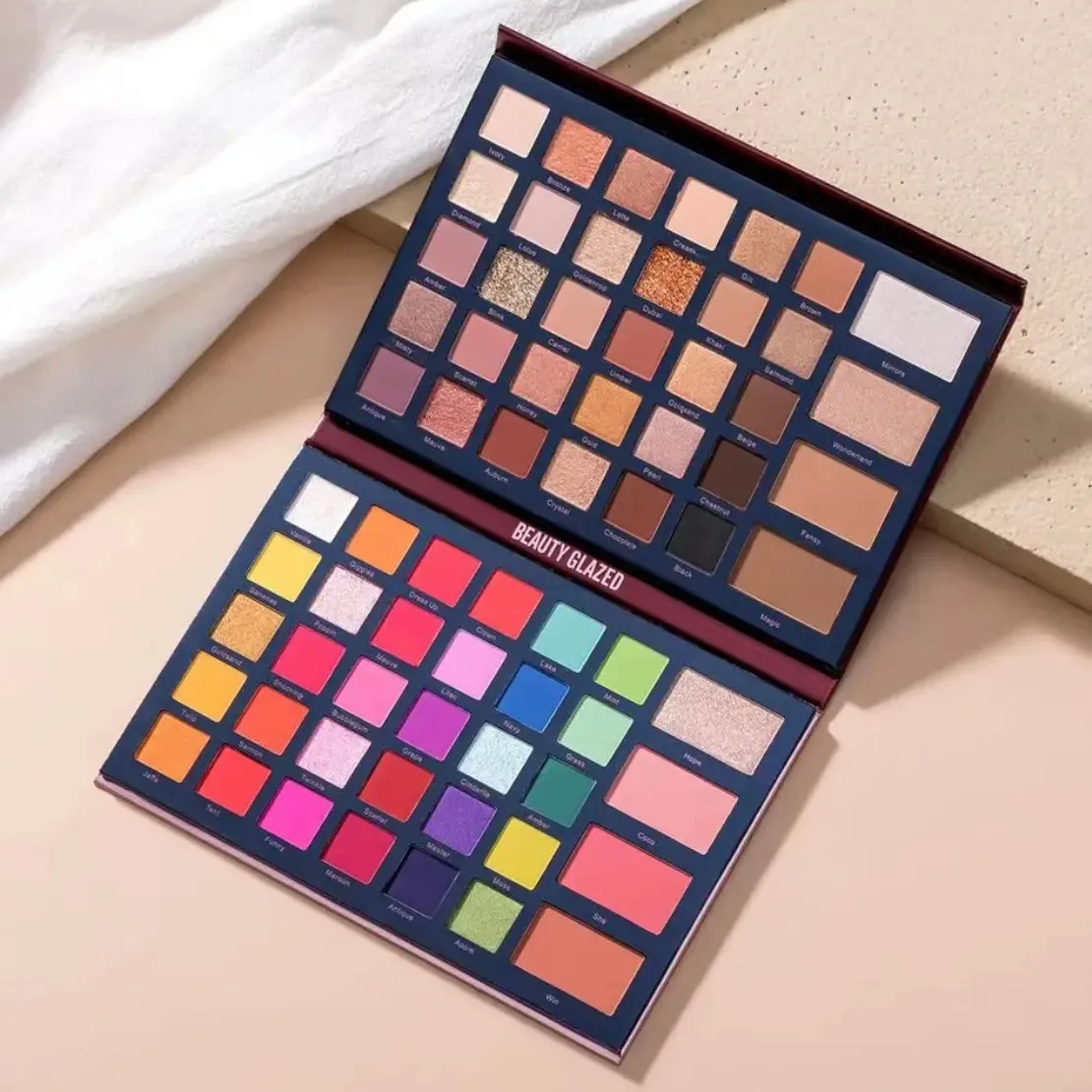 68 Colors Mix & Match Matte Glitter & Shimmer Eyeshadow Palette