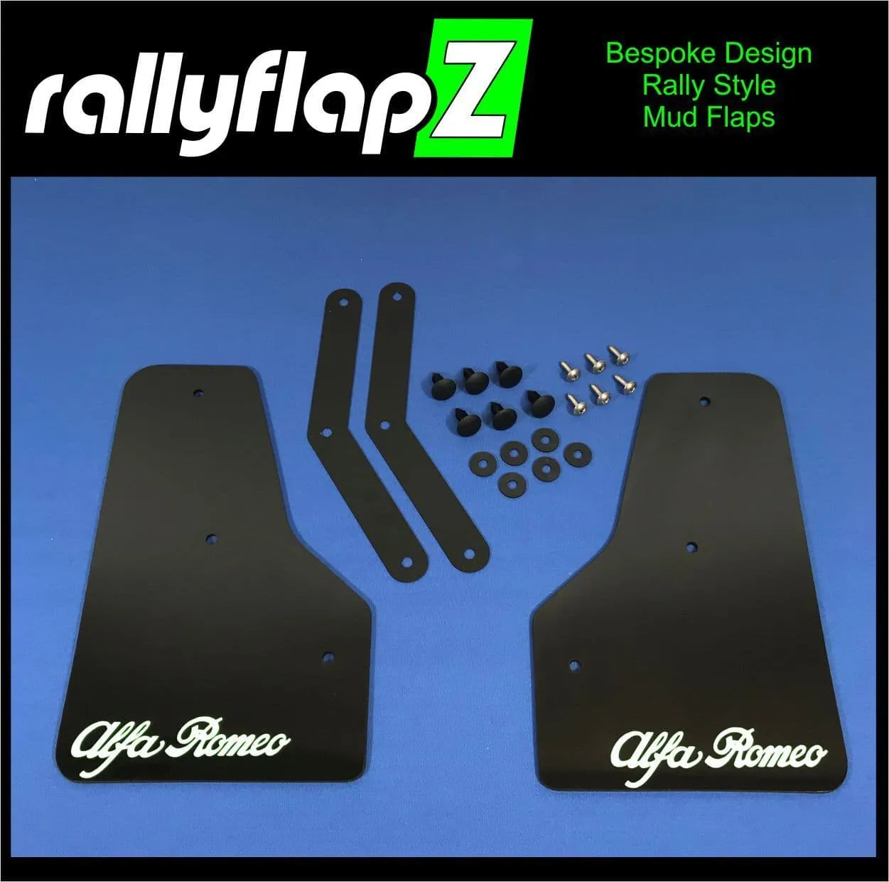ALFA BRERA BLACK MUDFLAPS