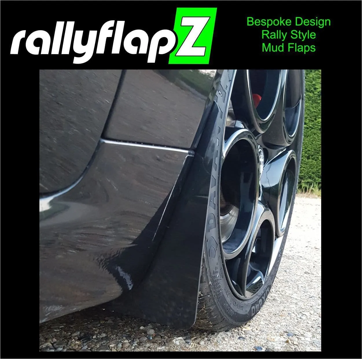 ALFA BRERA BLACK MUDFLAPS