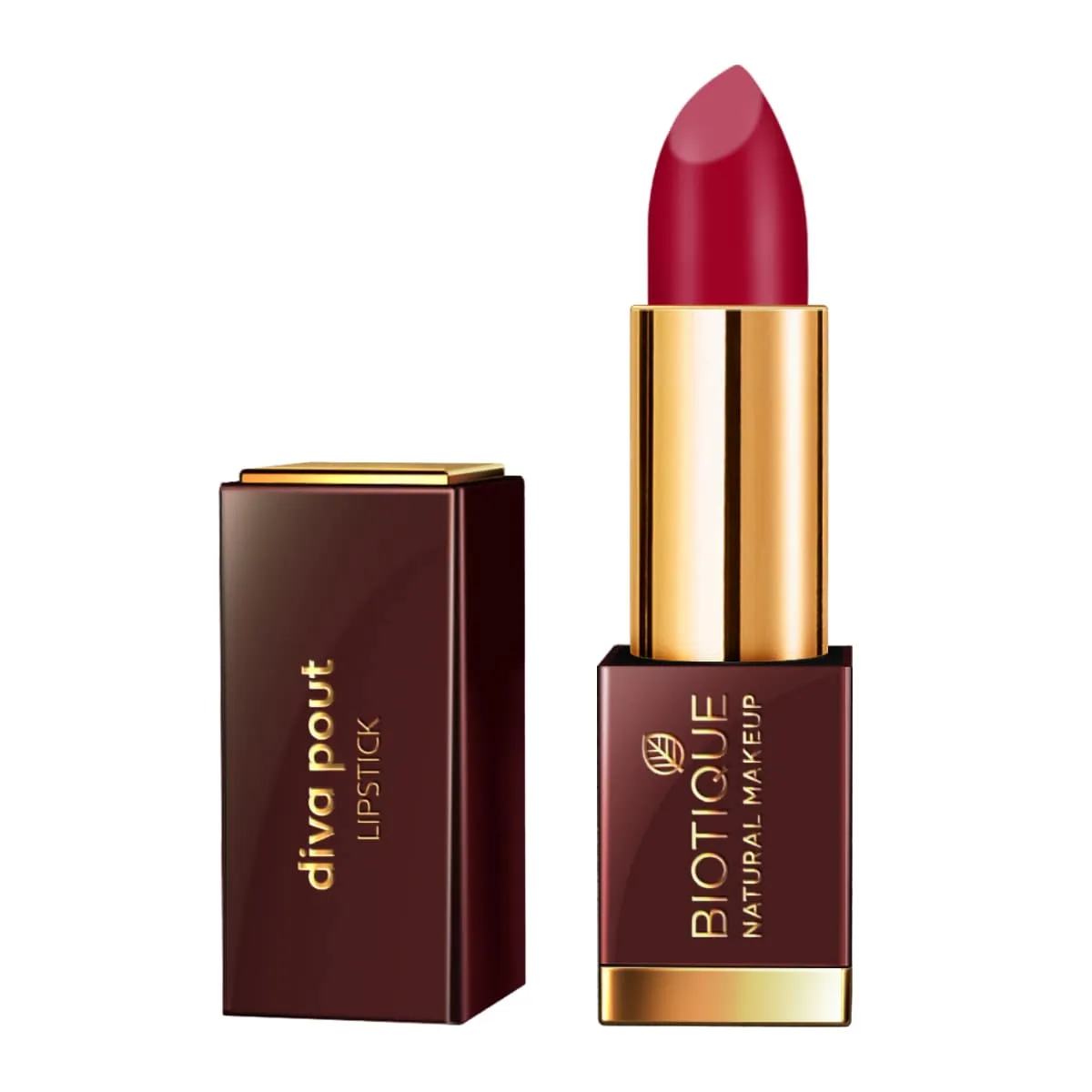 Biotique Natural Makeup Diva Pout Lipstick, Color Me Pink, 4g
