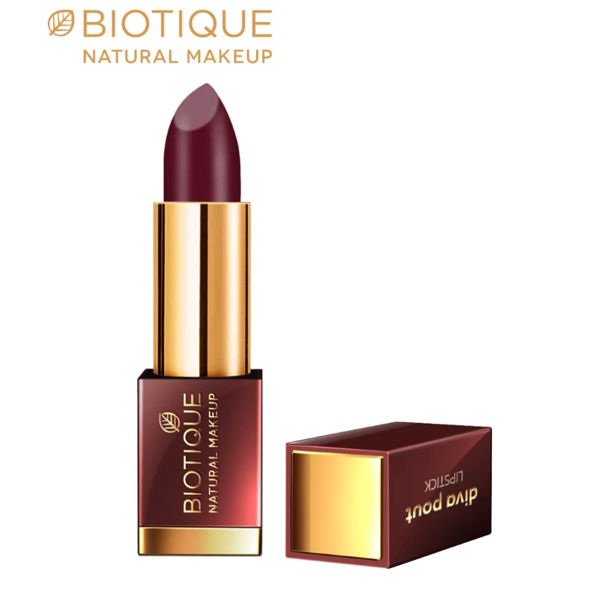 Biotique Natural Makeup Diva Pout Lipstick, Color Me Pink, 4g