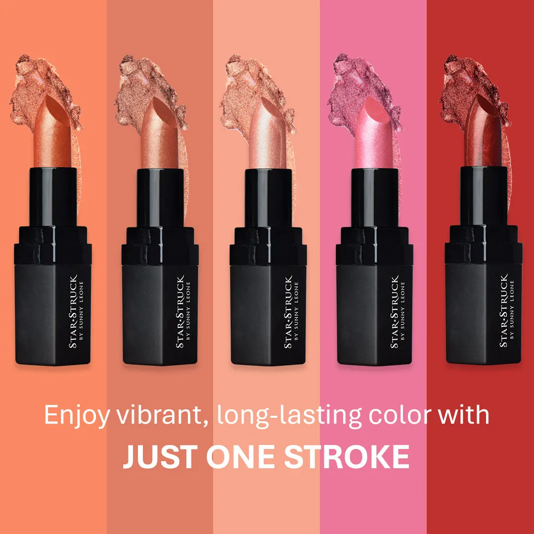 Bronze Beauty - Shimmer Lipstick - Brown, Metallic Lipsticks | 4.2gms
