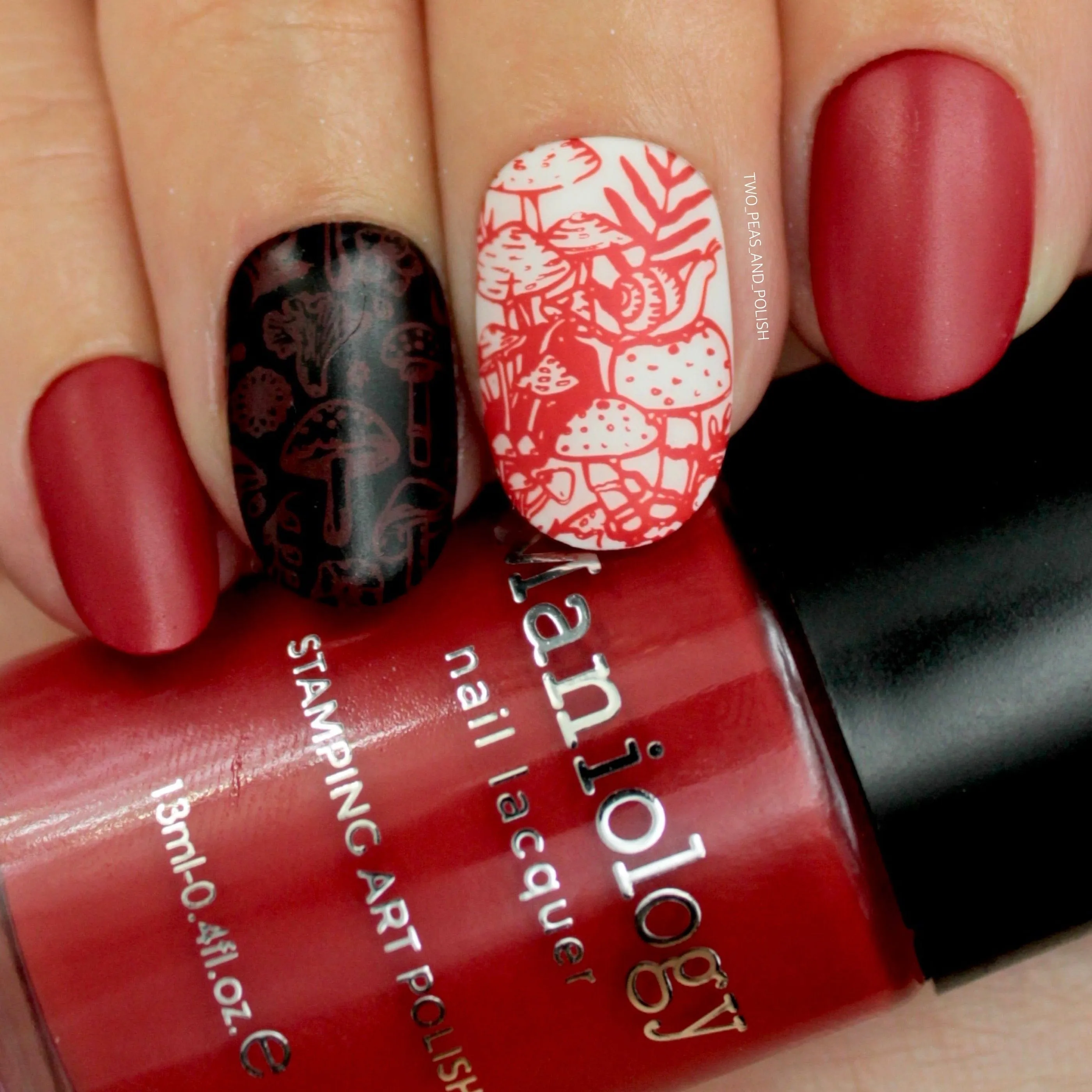 Cherry Bomb (B326) - Deep Red Stamping Polish