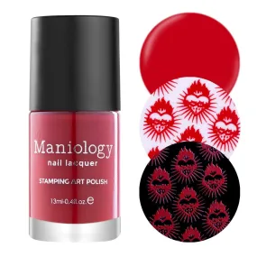 Cherry Bomb (B326) - Deep Red Stamping Polish
