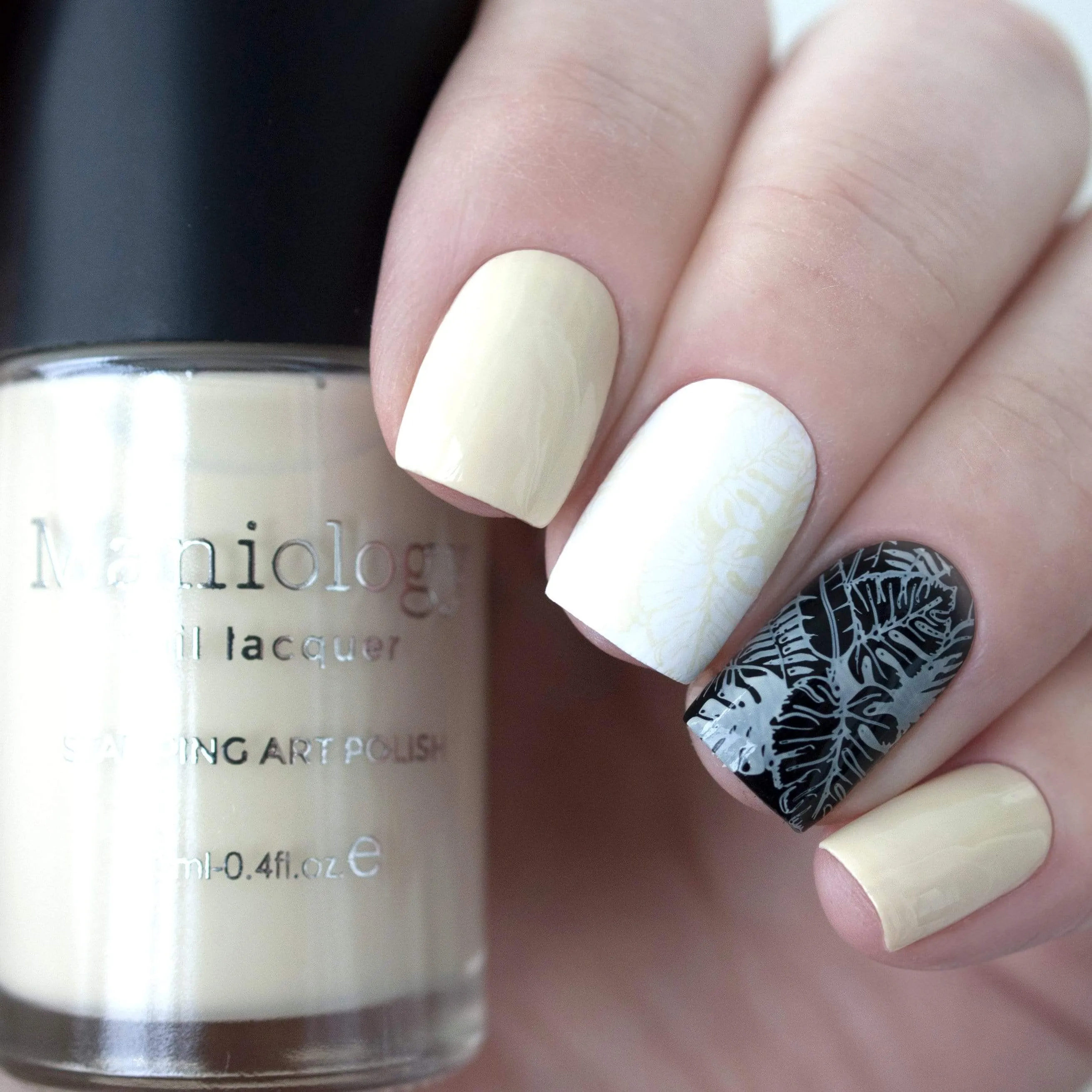 Coconut (B268) - Creamy Custard Stamping Polish