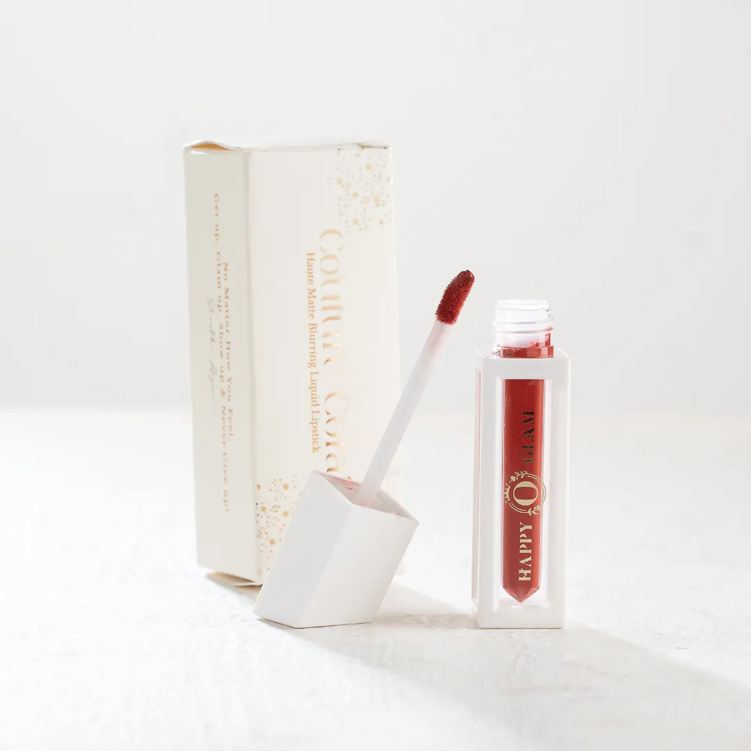 Couture Coral: Haute Matte Blurring Liquid Lipstick
