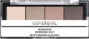 COVERGIRL TruNaked Quad Eyeshadow Palette, Zenning Out, 6 Shades, 0.06 Fl Ounces, Eyeshadow Palette, Eyeshadow, Eyeshadow Makeup, Shimmer Eyeshadow, Fade-Proof Formula, Pigmented Shades