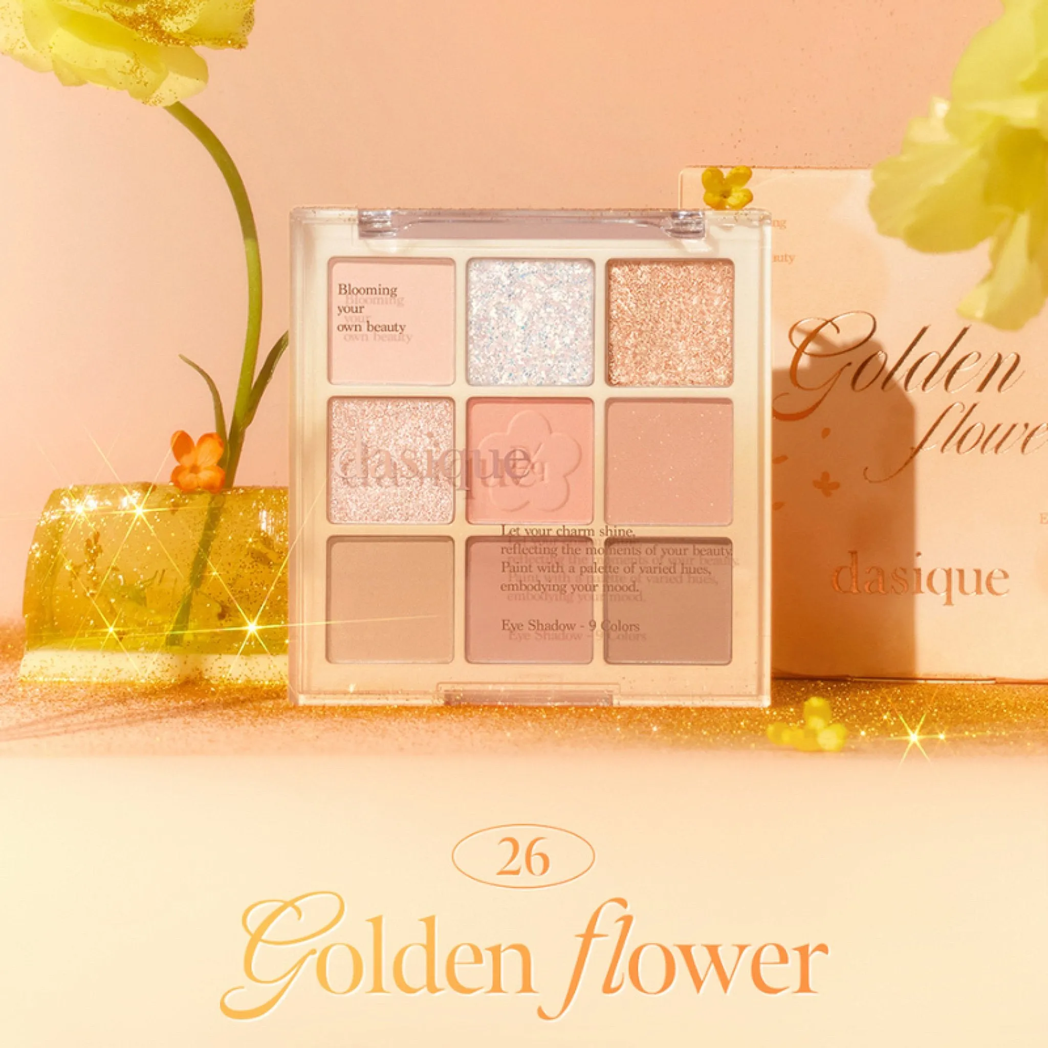 Dasique Eye Shadow Palette 26 Golden Flower