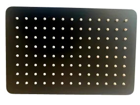 DAX REctangular Shower Head. Matte Black Finish (DAX-C2011-BL)
