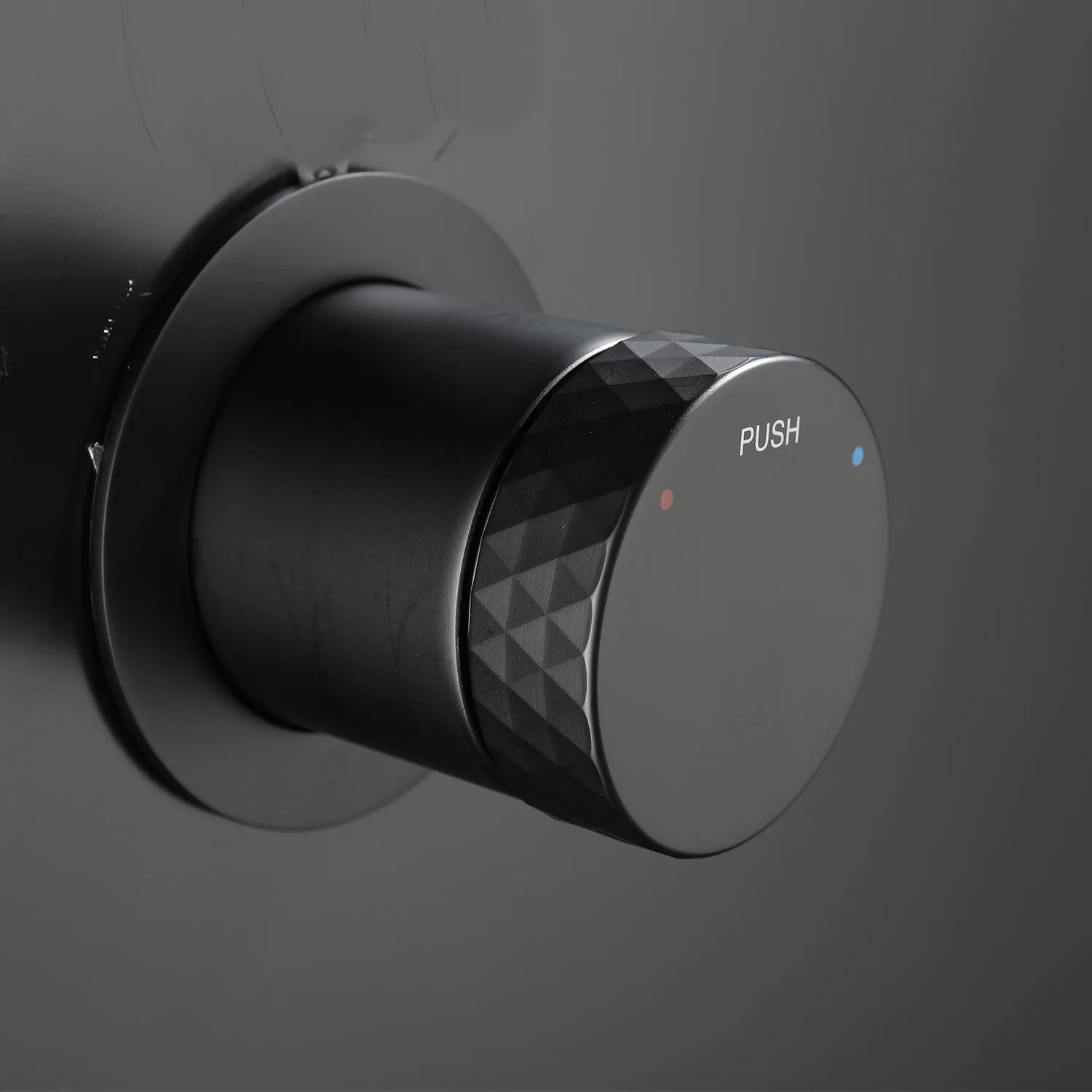 DAX Round Shower Valve with 1 Functions Matte Black Finish (DAX-13565-BL)