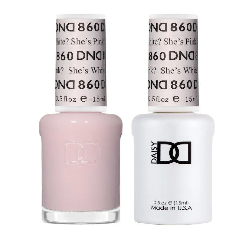 Dnd Gel 860 She’S White? She’S Pink?