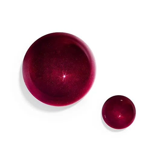 duri Nail Polish, 754 Social Bubble, Red Glitter Shimmer, Full Coverage, 0.45 Fl Oz