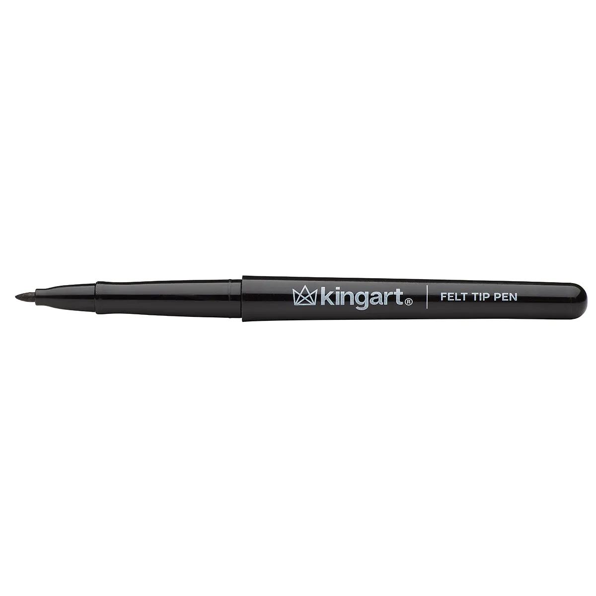 Felt Tip Black Pens 6 pc