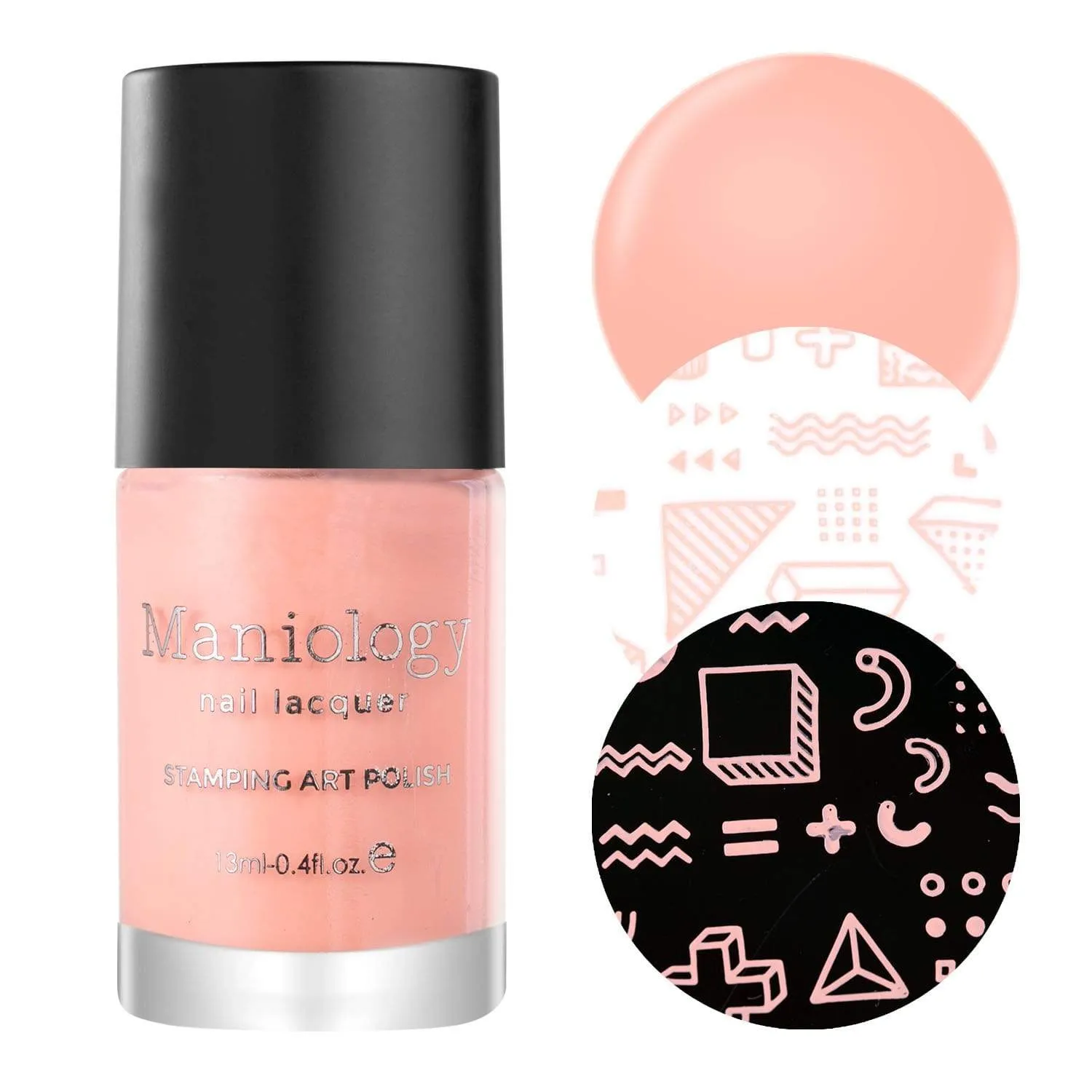 Flashdance (B284) - Pastel Salmon Stamping Polish