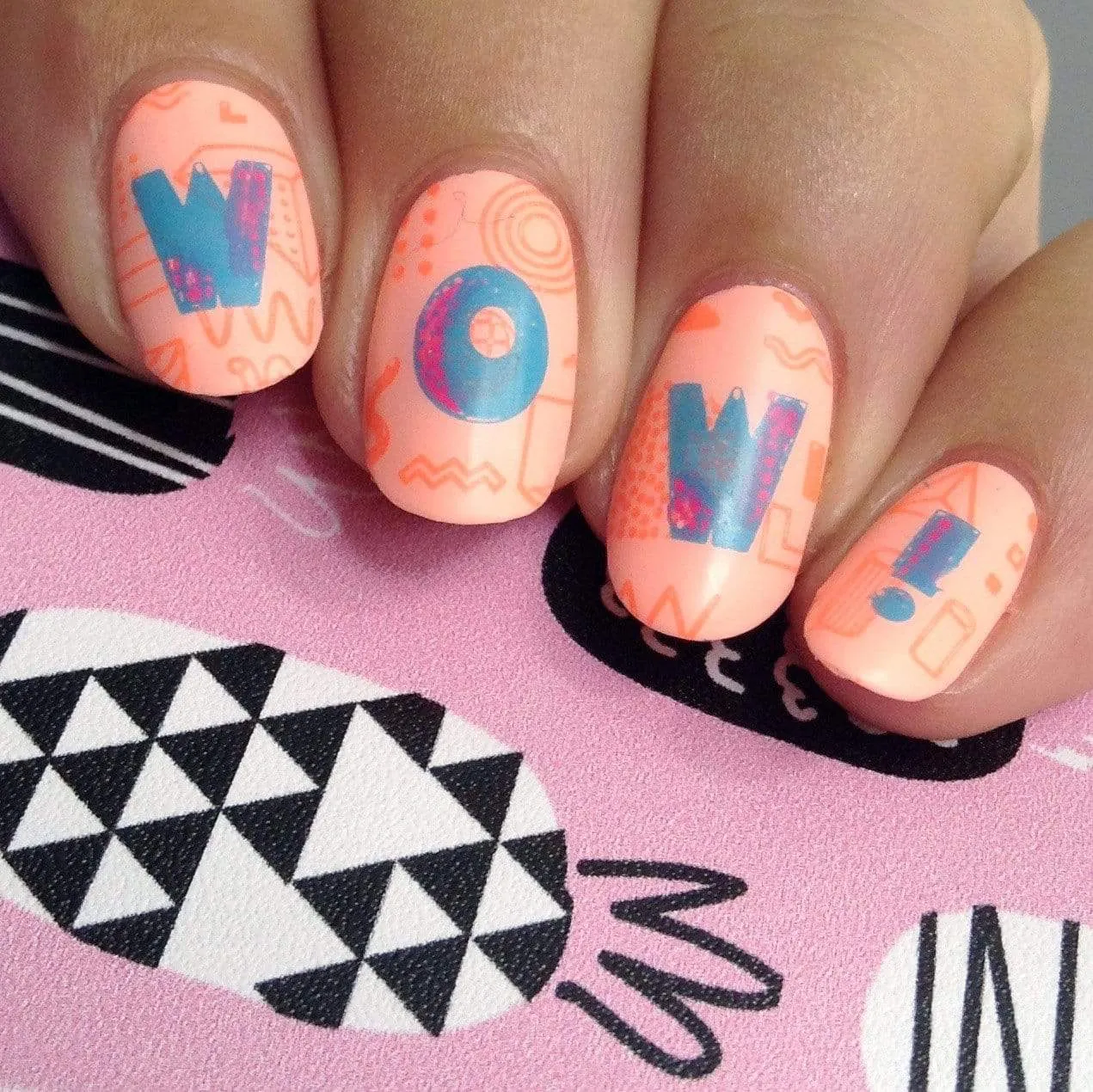 Flashdance (B284) - Pastel Salmon Stamping Polish