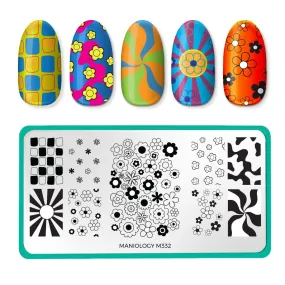 Floral Fever (M332) - Nail Stamping Plate