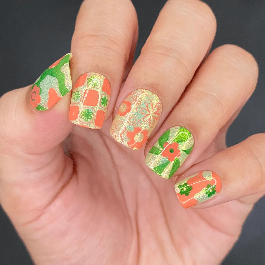 Floral Fever (M332) - Nail Stamping Plate