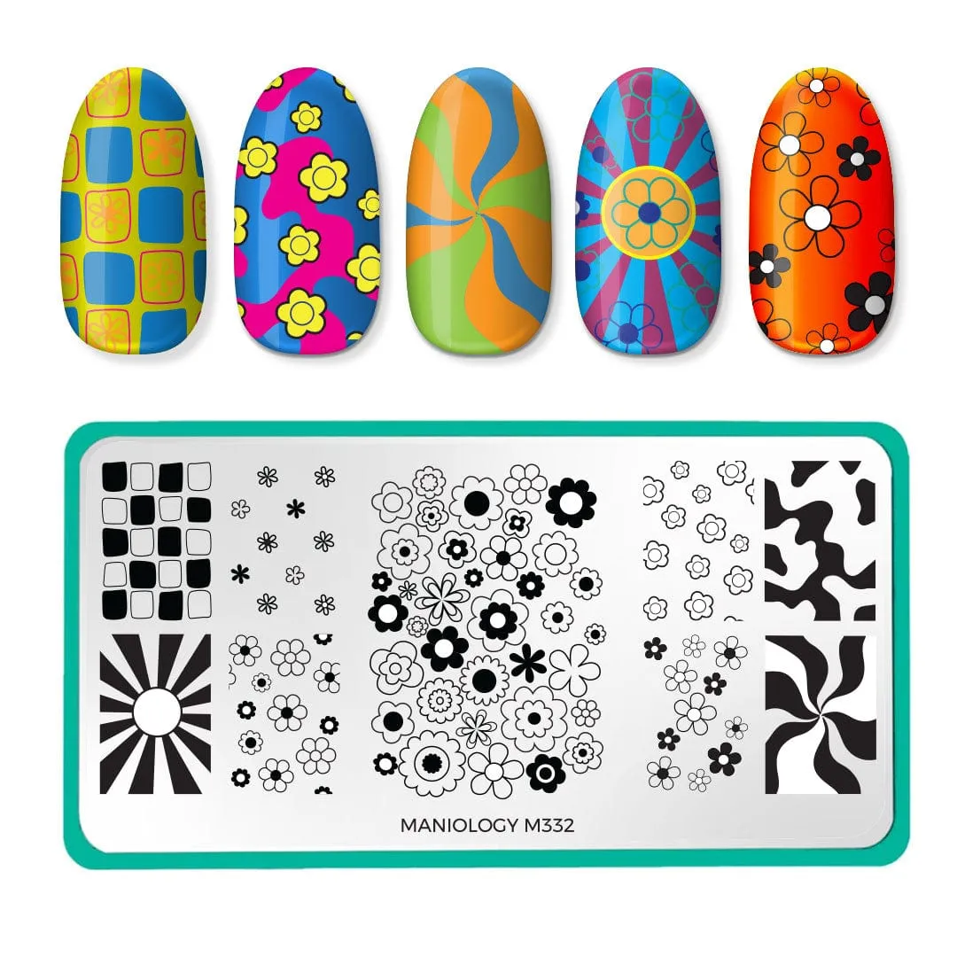 Floral Fever (M332) - Nail Stamping Plate