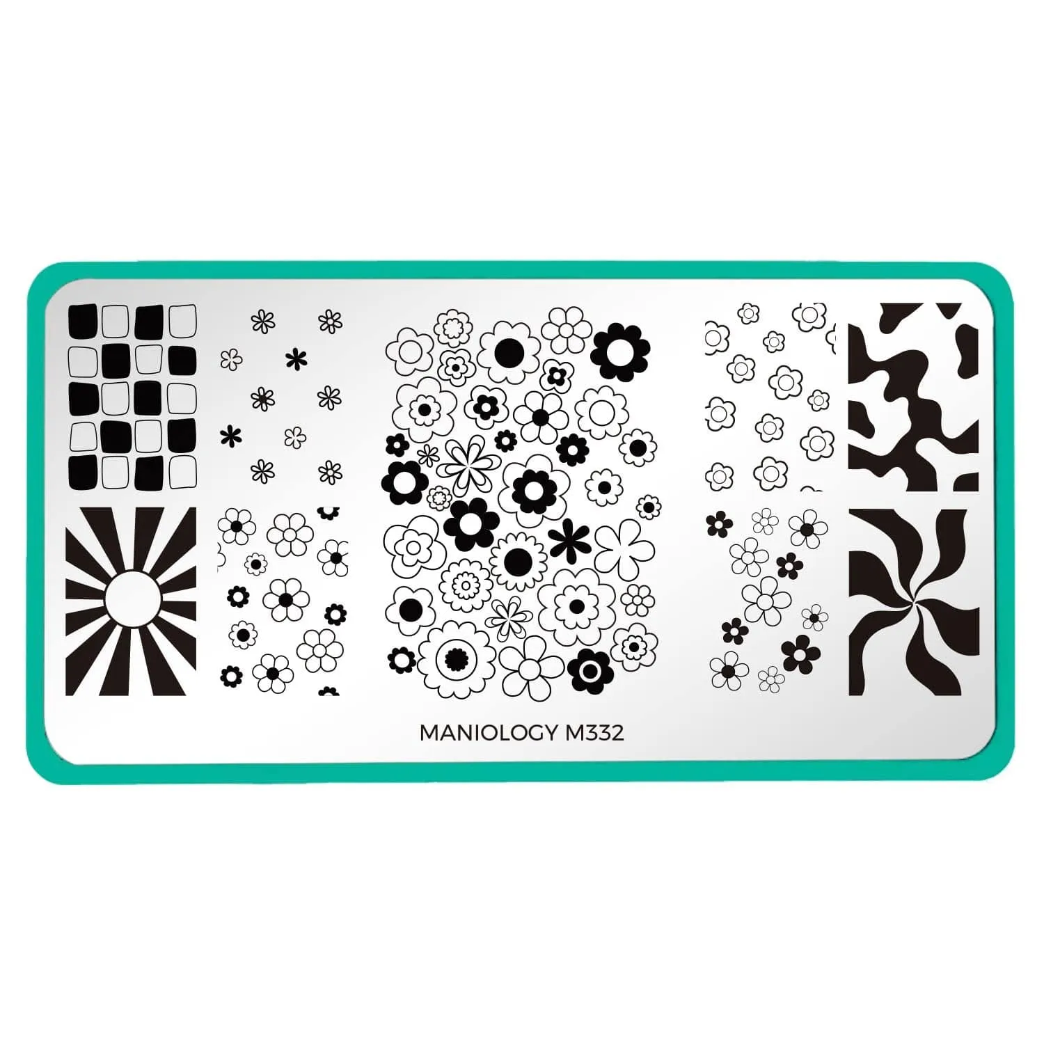 Floral Fever (M332) - Nail Stamping Plate