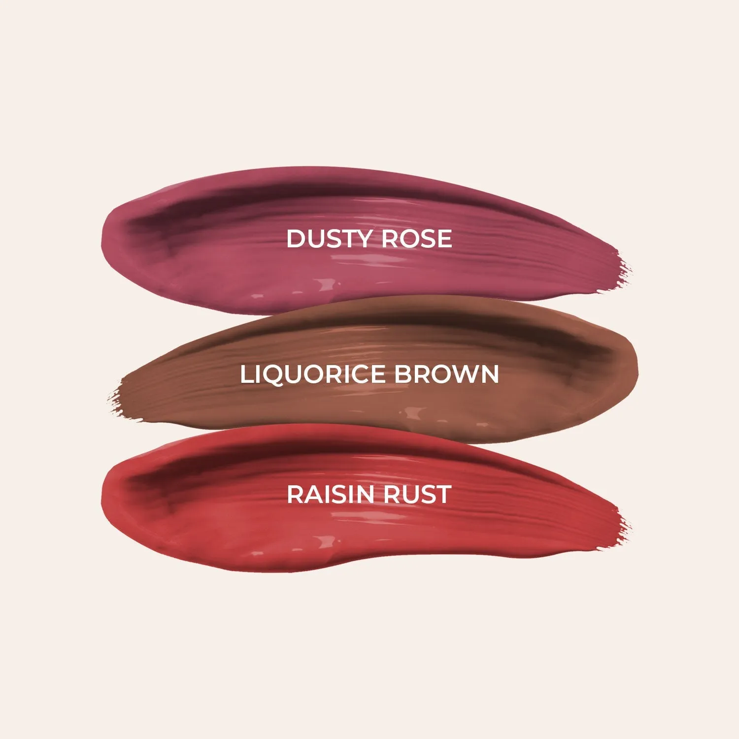 Full-Size Herb Enriched Matte Liquid Lipstick Kit - Set of 3 : 6 ml