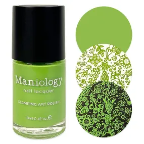Juicy: Sour Apple (B378) - Light Green Stamping Polish