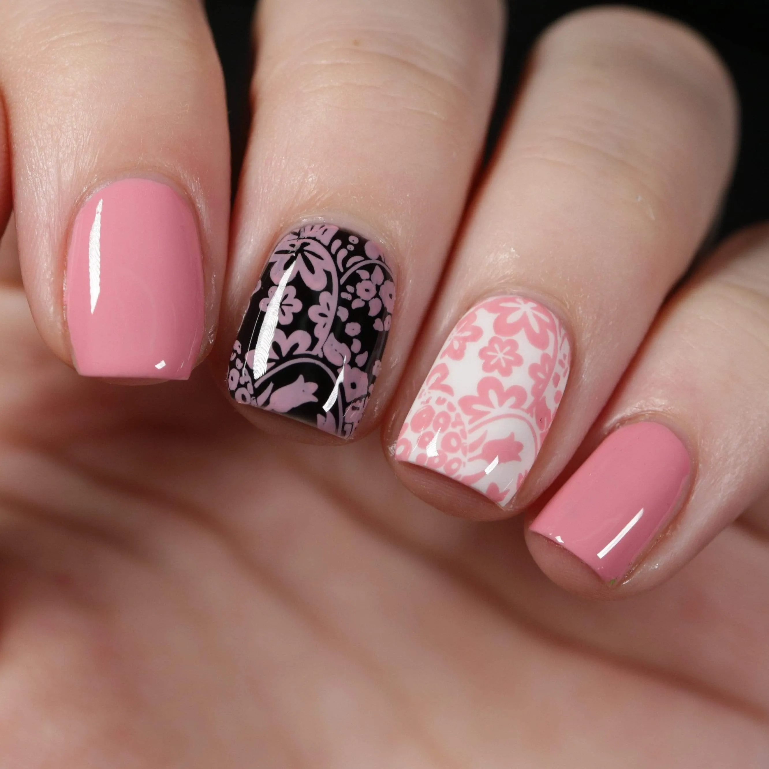 Juicy: Sweet Peach (B376) - Rose Pink Stamping Polish