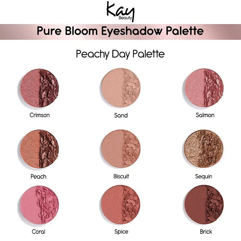 Kay Beauty Pure Bloom Eye Kanvas Eye Shadow Palette 10Gm