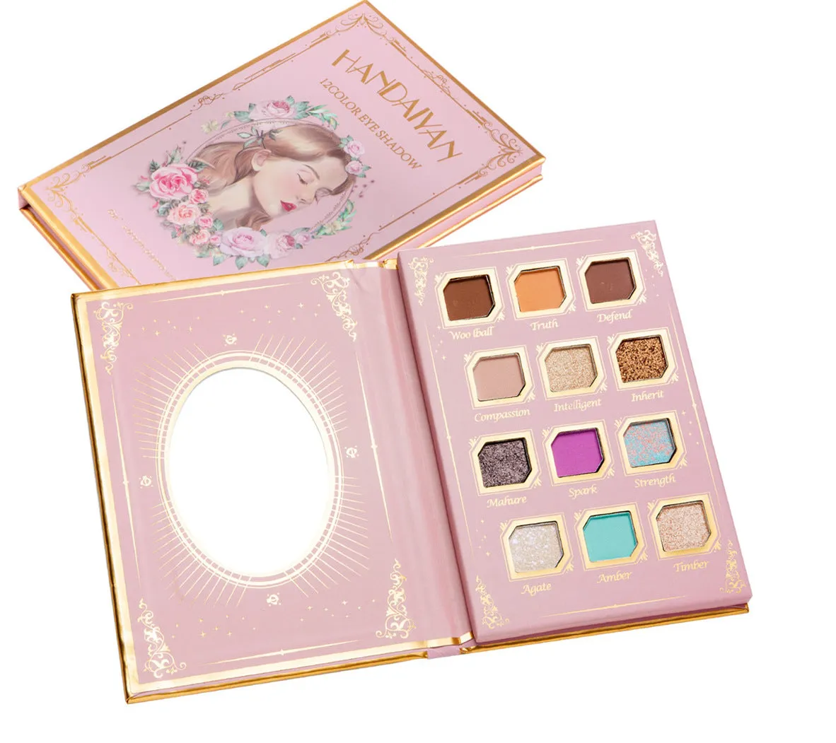 MA593 - Eyeshadow Palette Matte Glitter Pearl Makeup