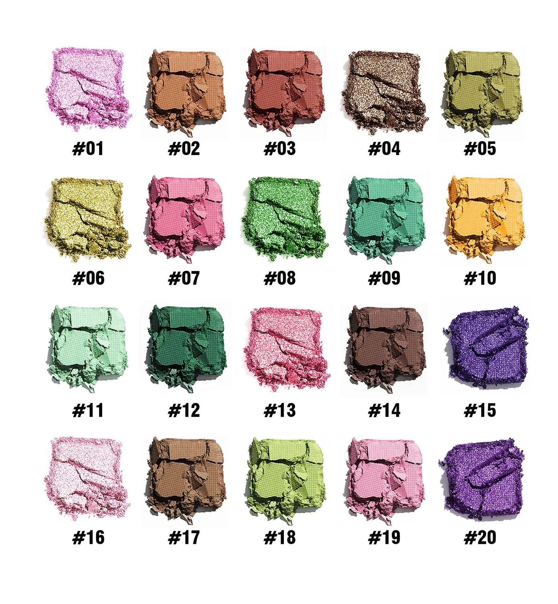 MA596 - 20-Color Eyeshadow palette