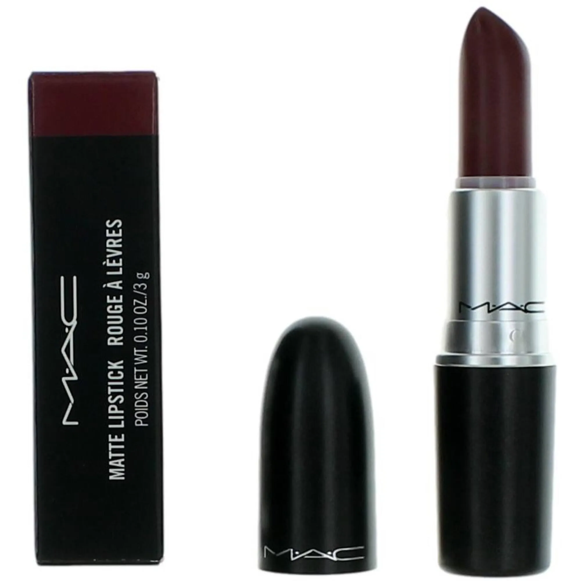MAC Women's Matte Lipstick - Creamy Finish Long-Wearing, 603 Diva, 0.10 oz