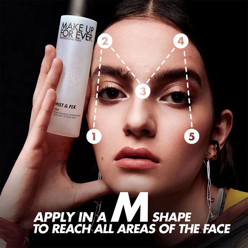 Make Up For Ever NEW Mist & Fix Hydrating 24HR Setting Spray