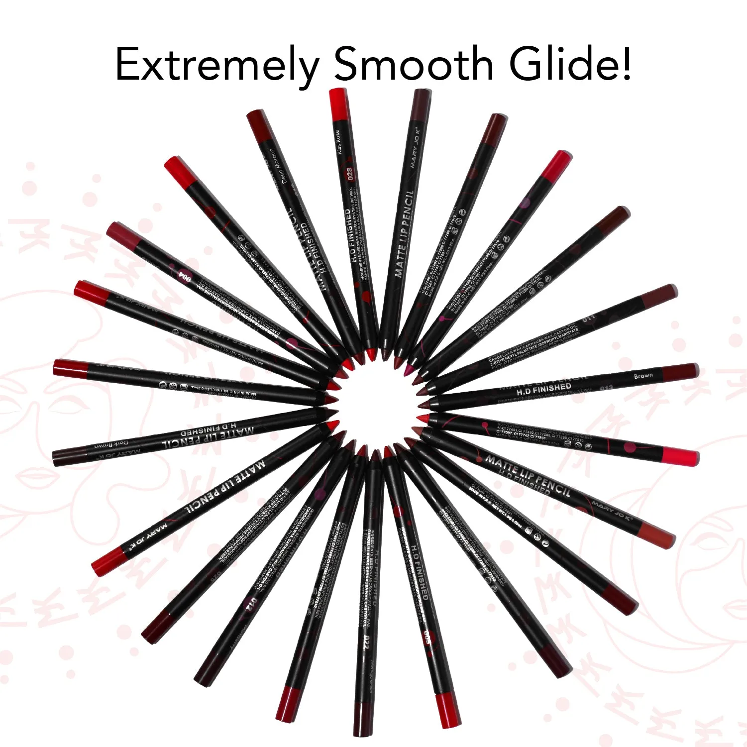Matte Lip Pencil-H.D Finishing