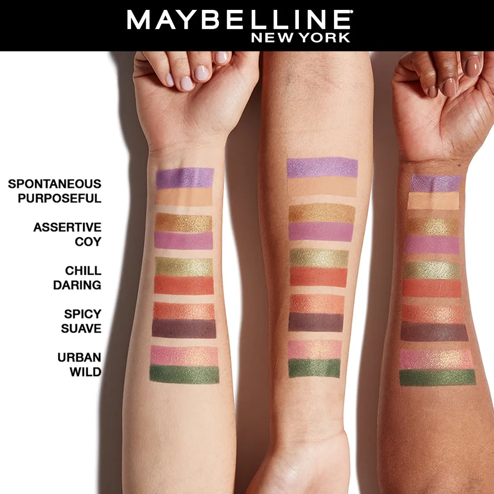 Maybelline Color Rivals Shadow Longwear Duo Eyeshadow Palette: Spontenous x Purposeful , 3g