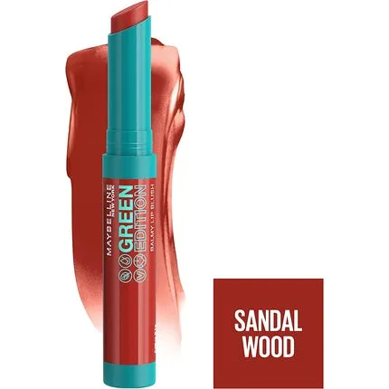 Maybelline Green Edition Balmy Lip Blush Lipstick Organic Vegan 010 Sandalwood, Maybelline New York