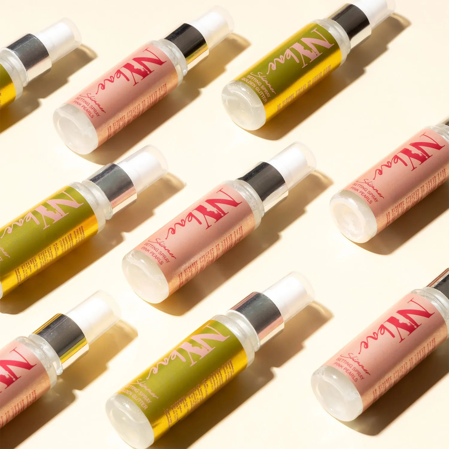 NY Bae Shimmer Setting Spray - Golden Glitter (30 ml) | Gold | All Skin Types | Sets Makeup | Long lasting | Travel Friendly