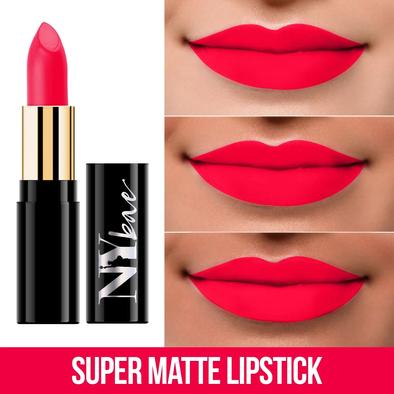 NY Bae Super Matte Lipstick | Pink | Highly Pigmented | Long Lasting- Magnanimous Melissa 2 (4.2 g)