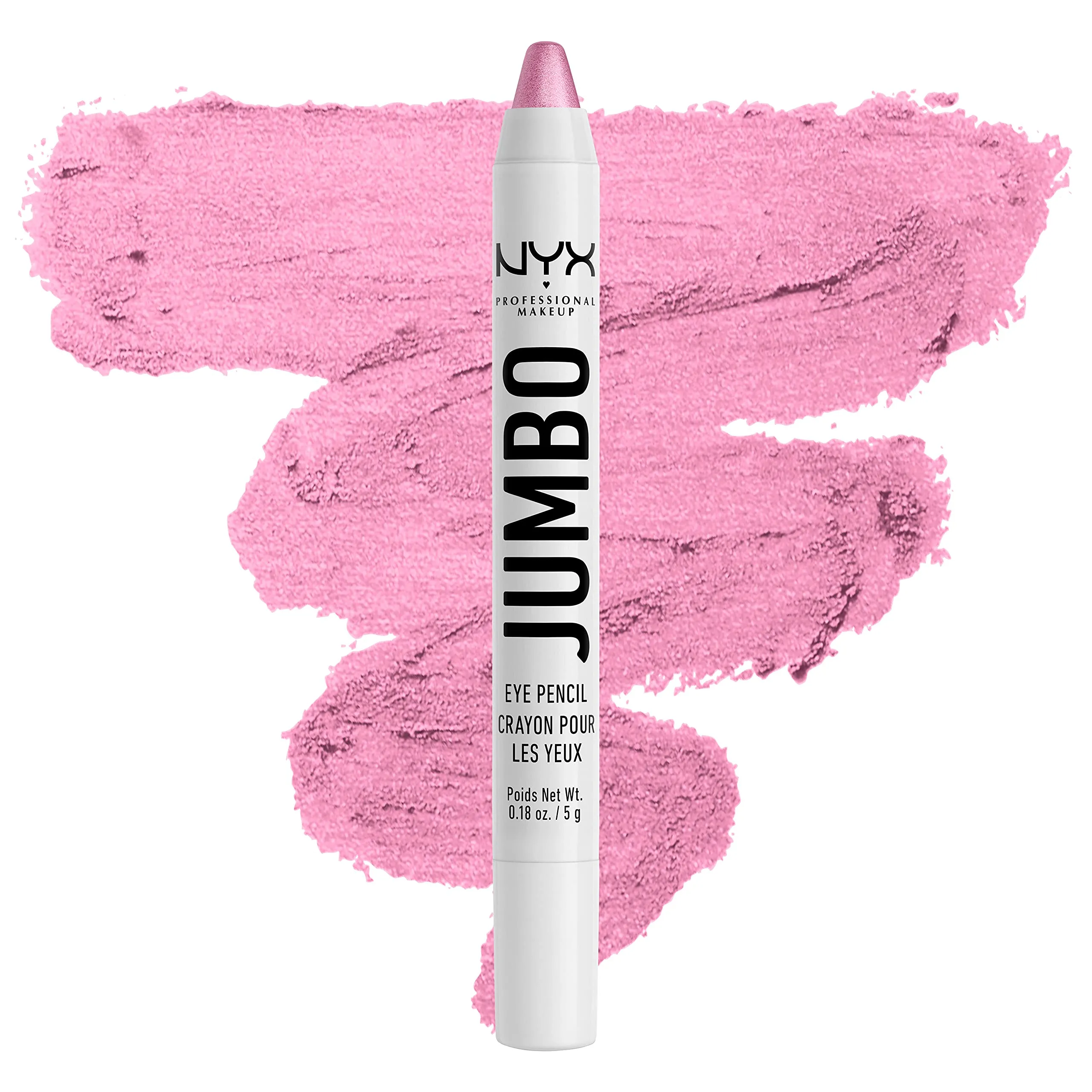 NYX PROFESSIONAL MAKEUP Jumbo Eye Pencil, Eyeshadow & Eyeliner Pencil - Cupcake (Pink)