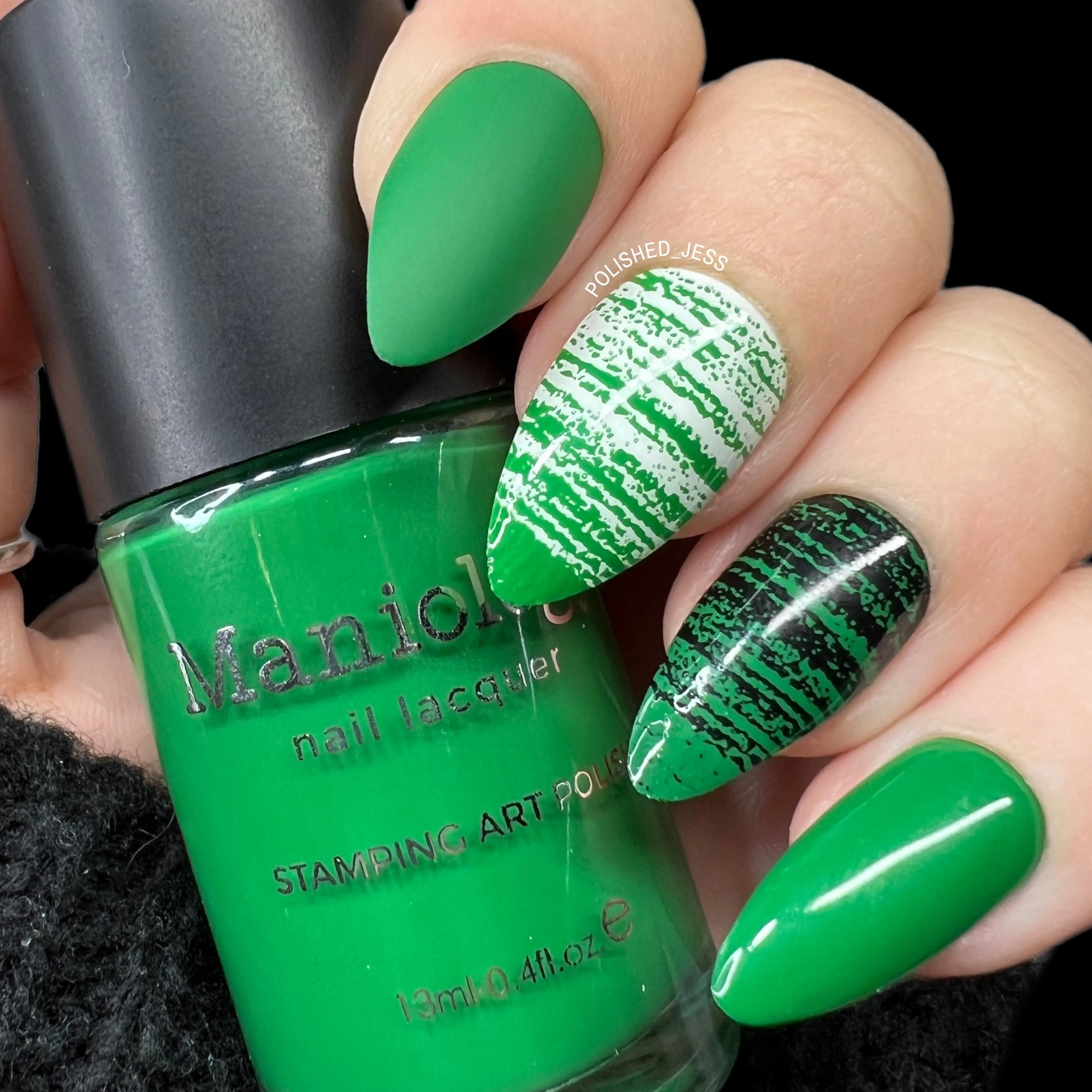 Optimism (B399) - Green Stamping Polish