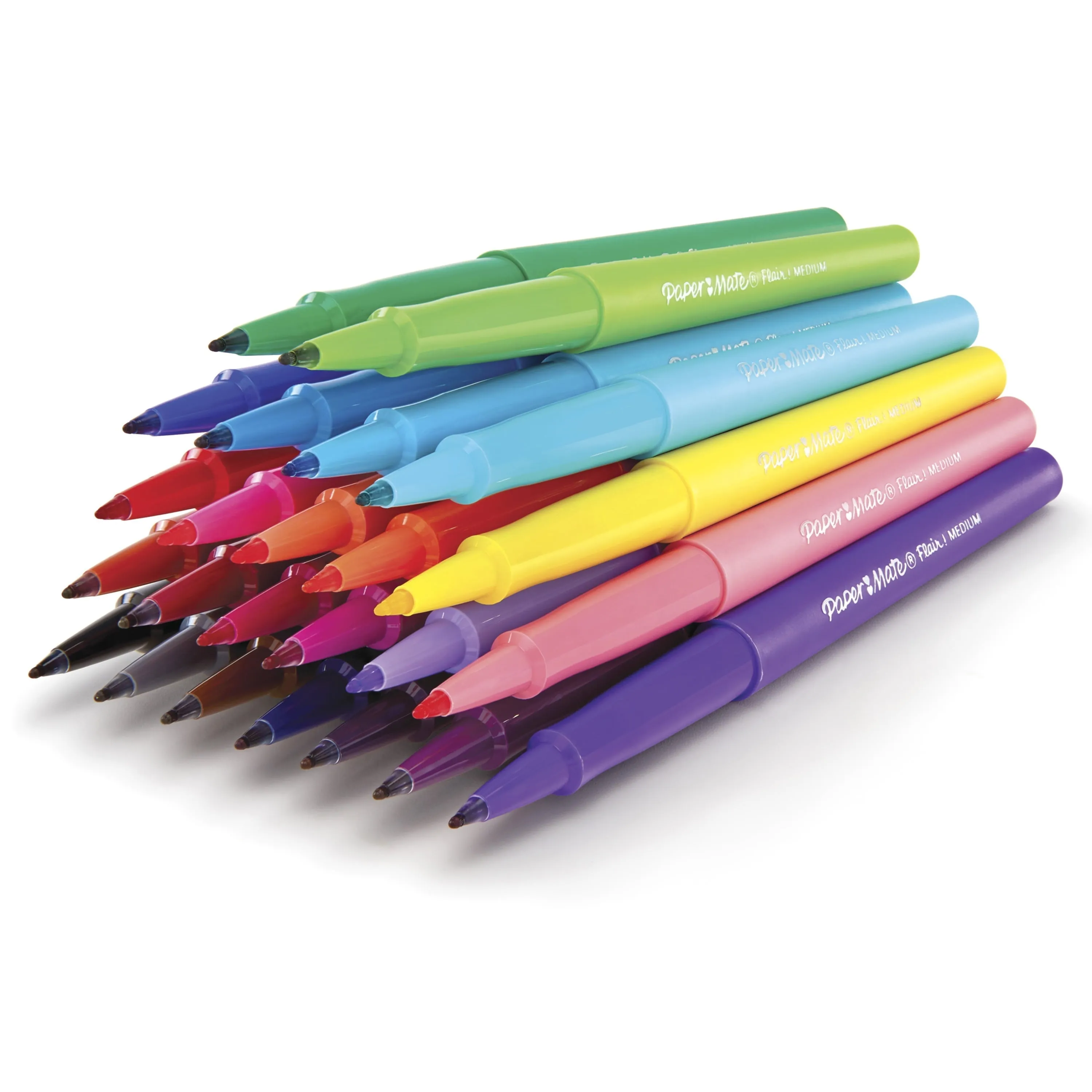 Paper Mate Flair Felt Tip Pens, Medium Tip, Limited Edition, 24 Count