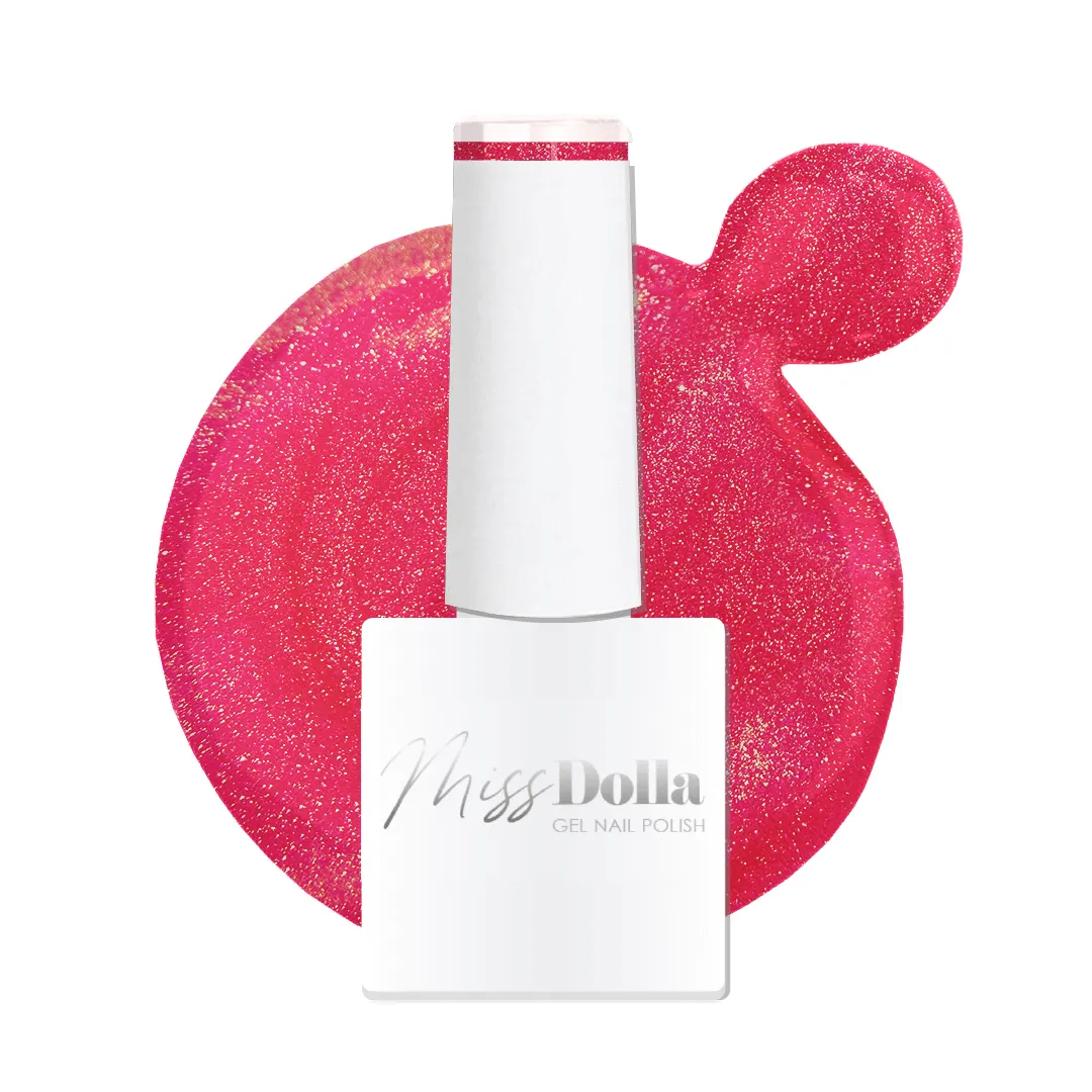 Pink Bling Gel Nail Polish