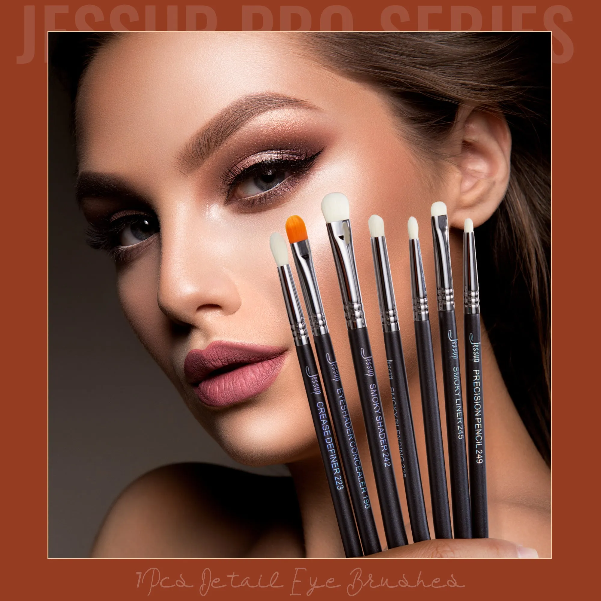 PRO Eyeshadow Brush Set 7pcs T334