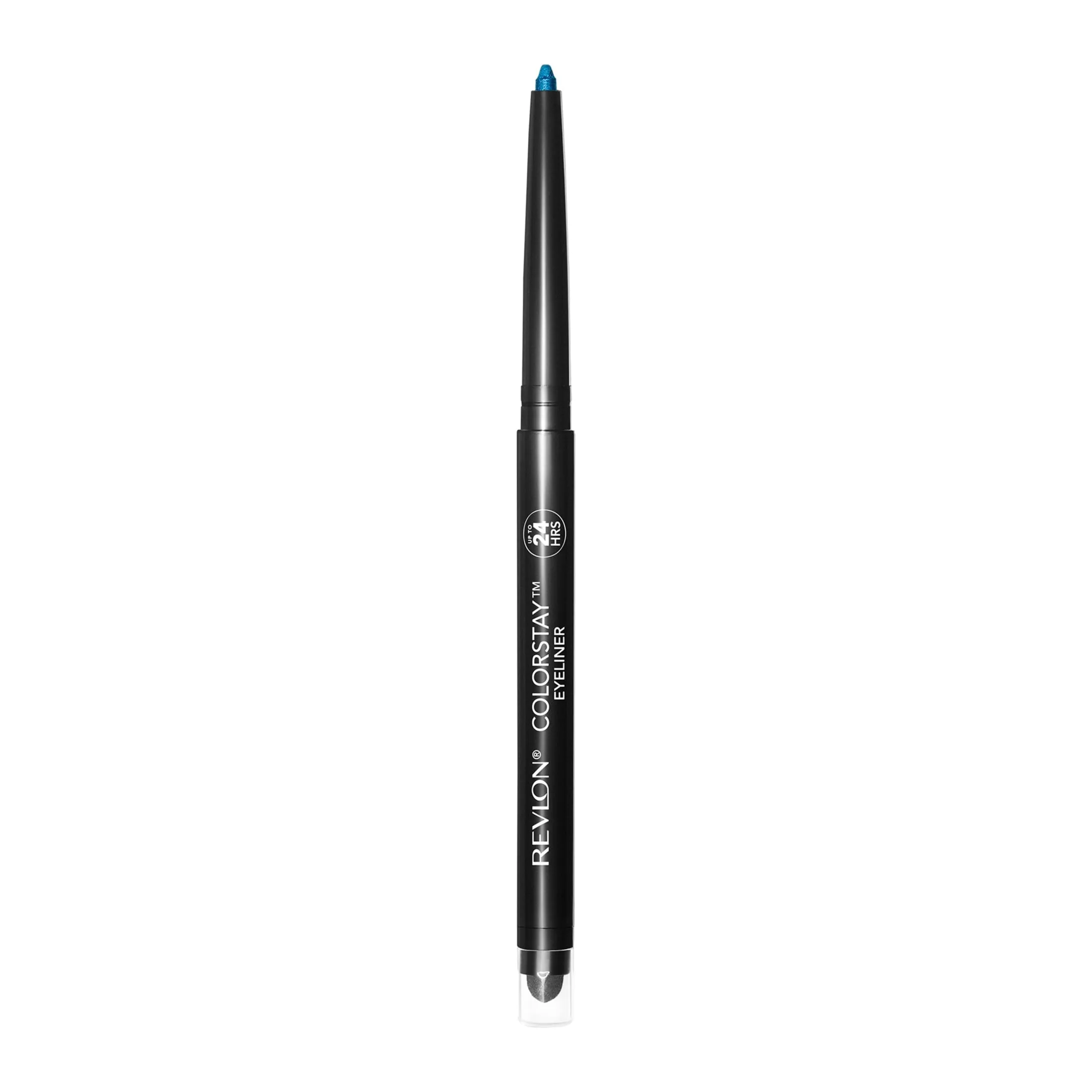 Revlon ColorStay Waterproof Eyeliner Pencil, 24HR Wear, Built-in Sharpener, 205 Sapphire, 0.01 oz