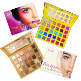 RUDE C'est Fantastique   Au Naturel Eyeshadow Palettes Bundle