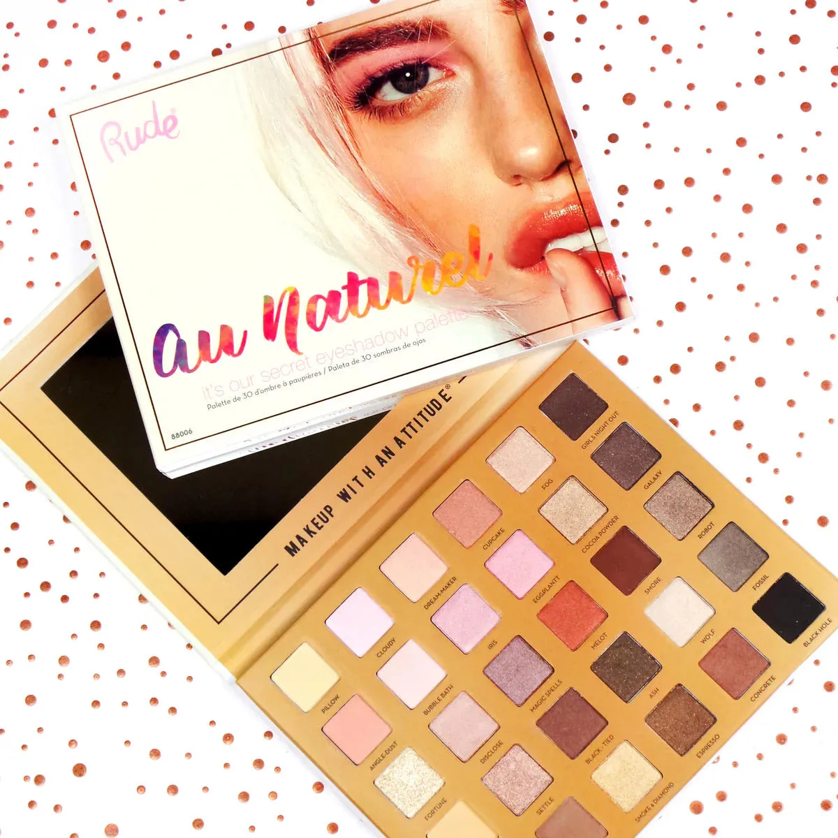 RUDE C'est Fantastique   Au Naturel Eyeshadow Palettes Bundle