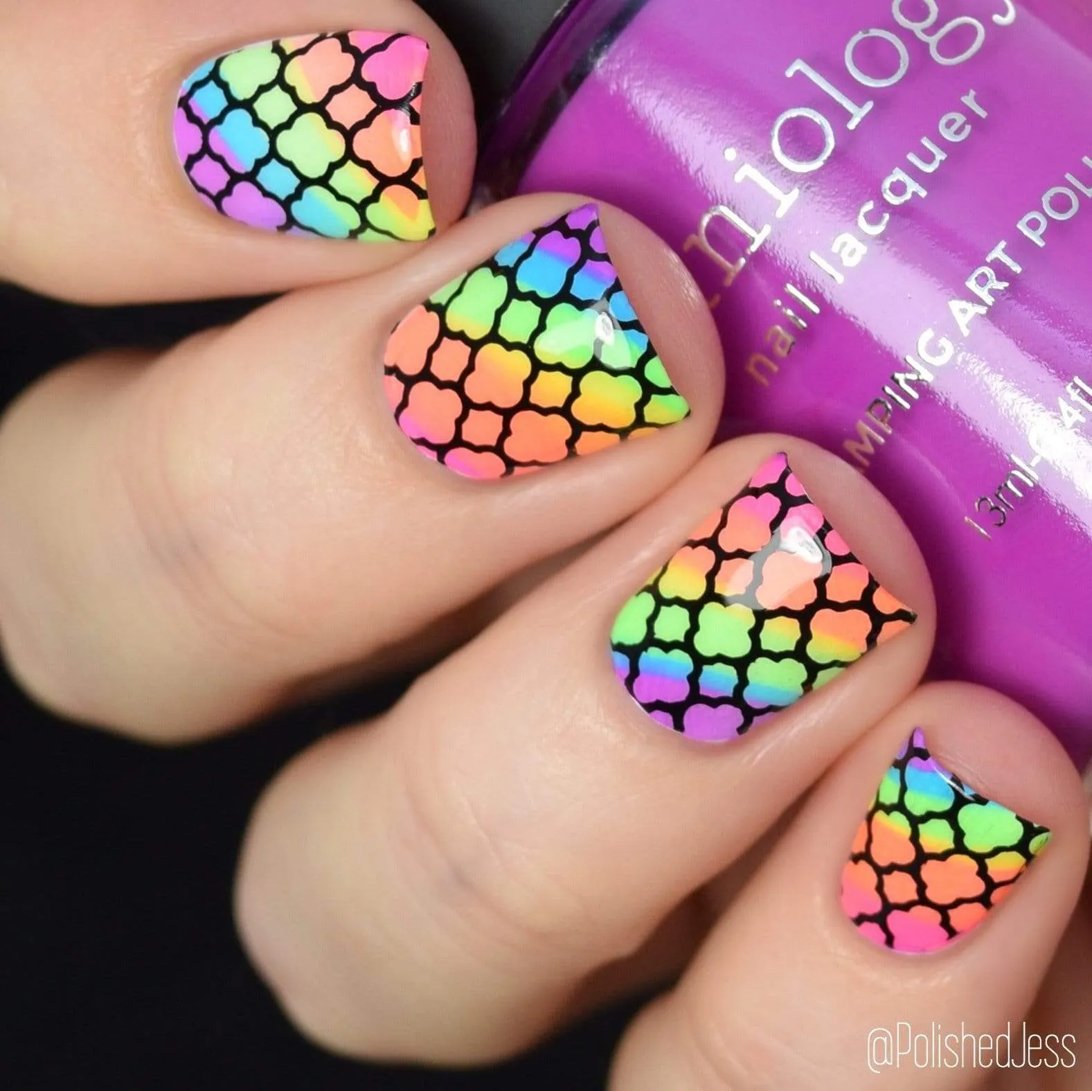 School's Out: Food Fight (B287) - Neon Green Stamping Polish