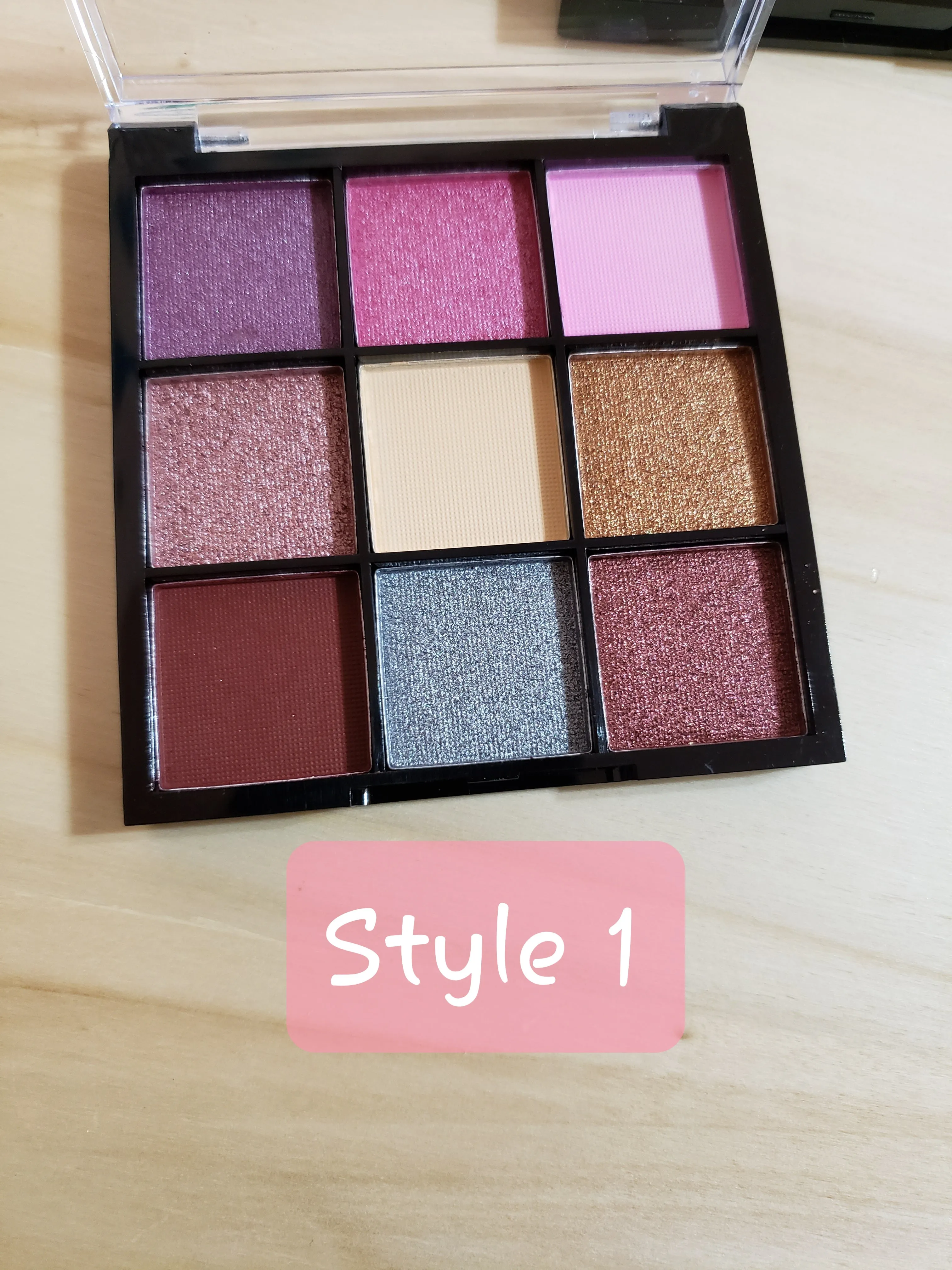 She Makeup 9 Color Travel Size Eyeshadow Palette 3 Styles To Choose From