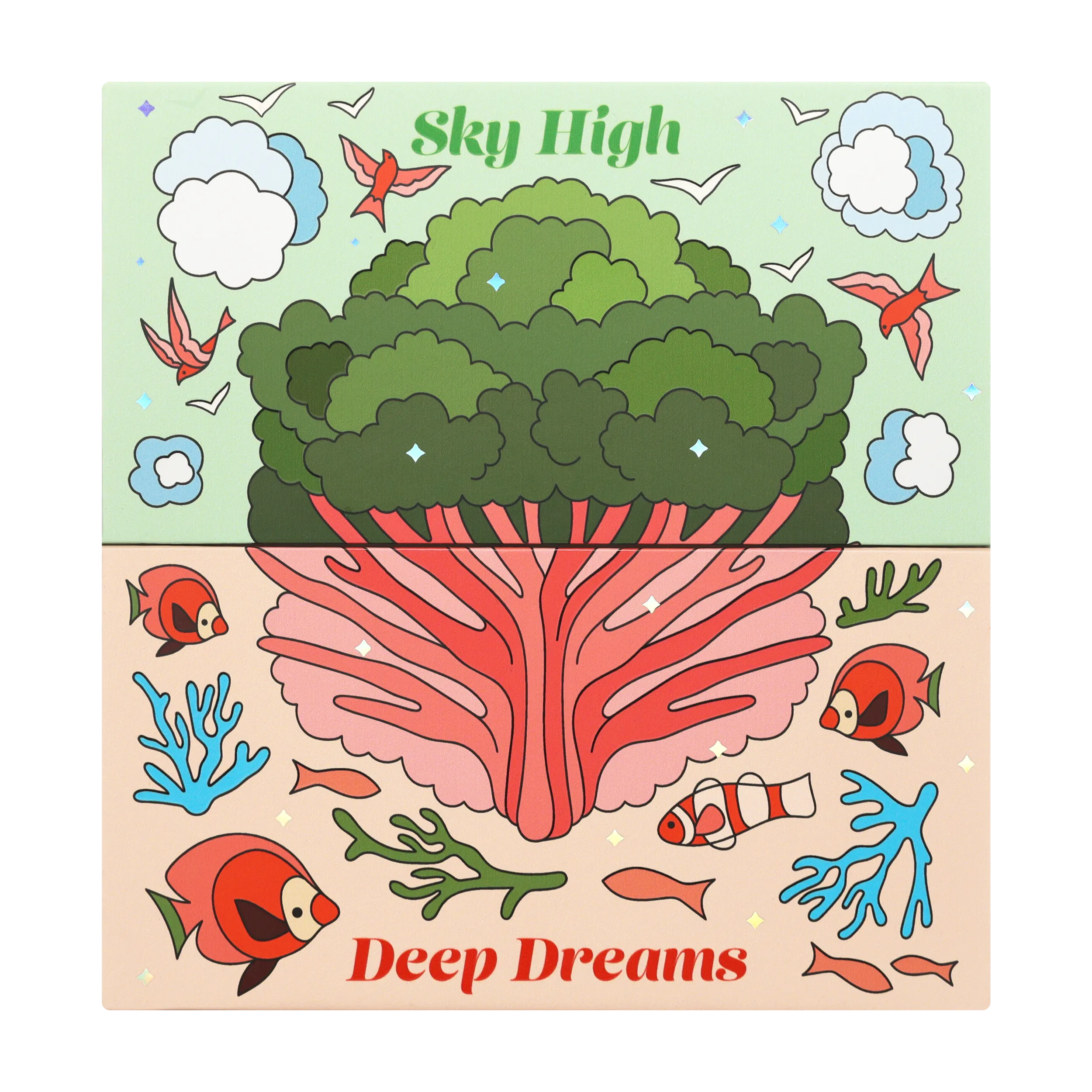 SKY HIGH, DEEP DREAMS SHADOW, Blush & Highlight Palette
