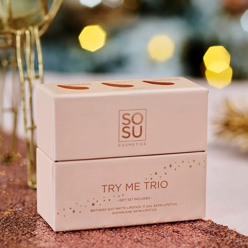 SOSU Cosmetics Try Me Trio Gift Set Discontinued